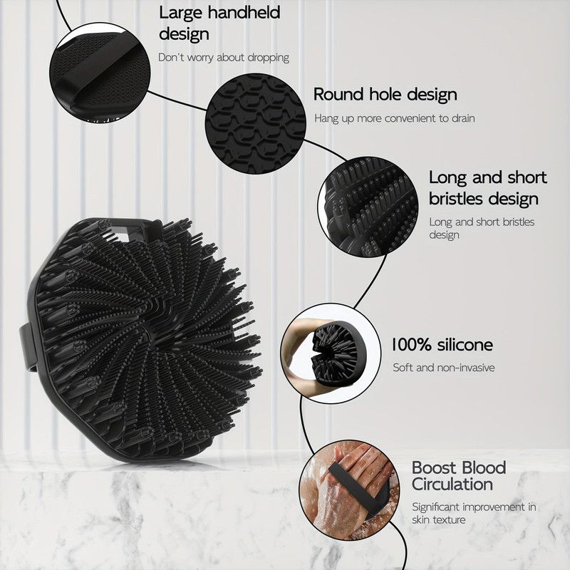 Silicone Bath Brush Set